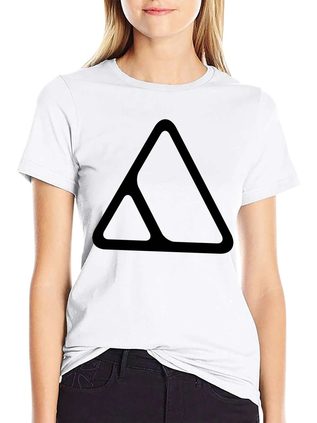 Modern Minimalist Black Graphic Tee