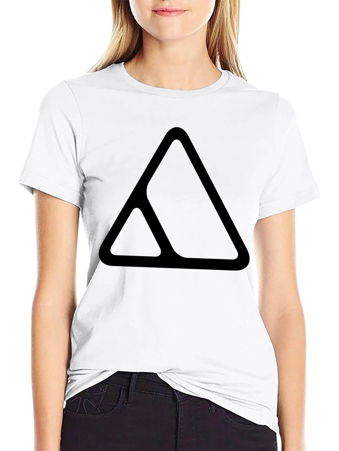 Modern Minimalist Black Graphic Tee