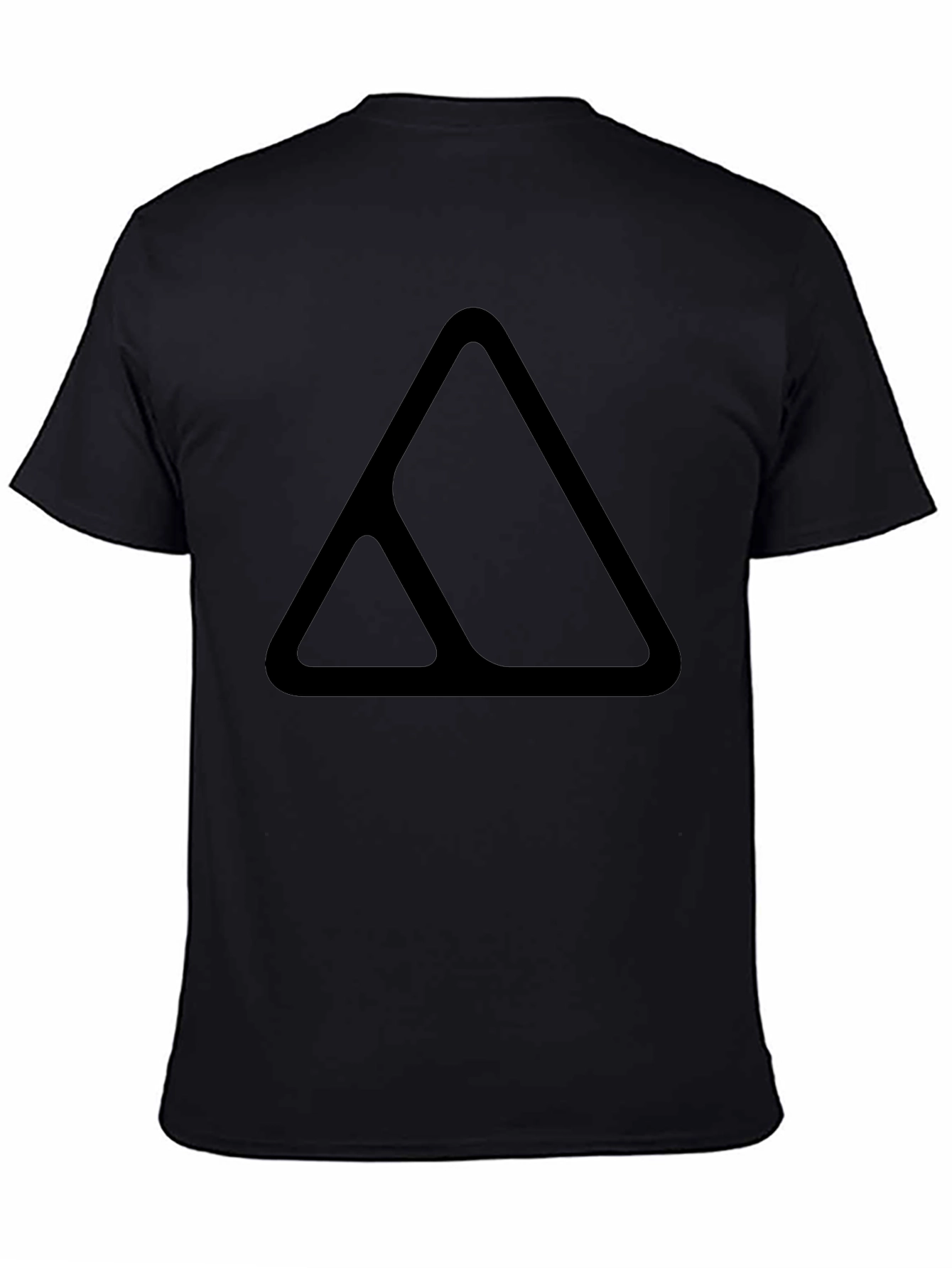 Modern Minimalist Black Graphic Tee