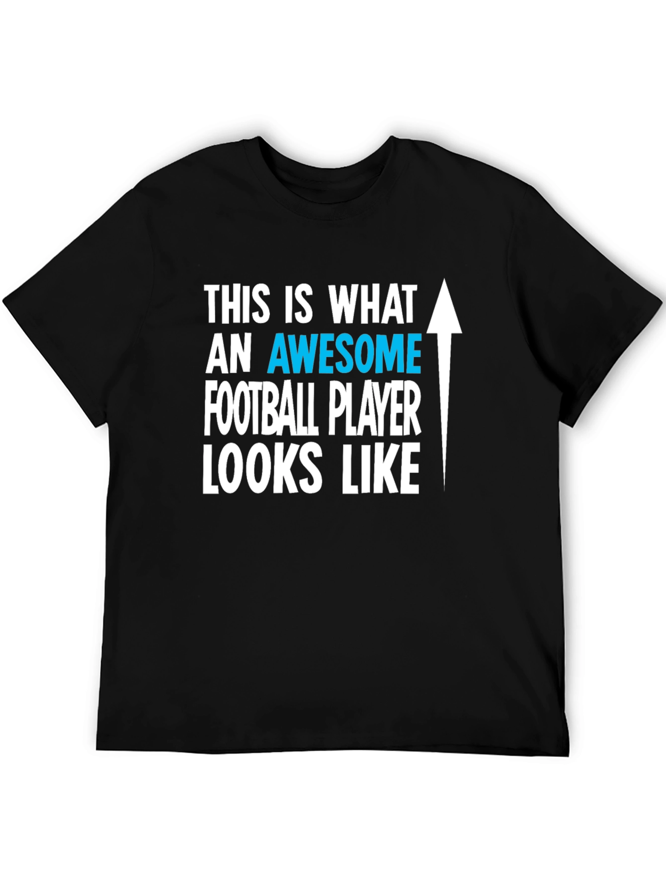 Awesome Football Player Graphic T-Shirt