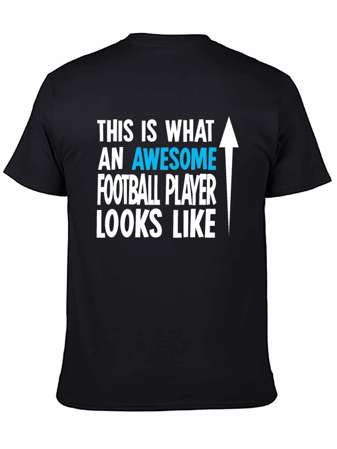 Awesome Football Player Graphic T-Shirt