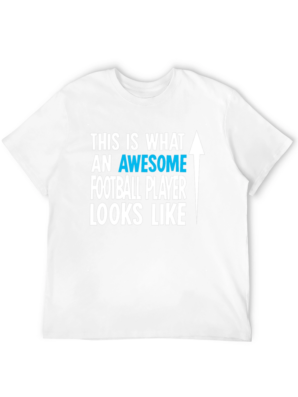 Awesome Football Player Graphic T-Shirt