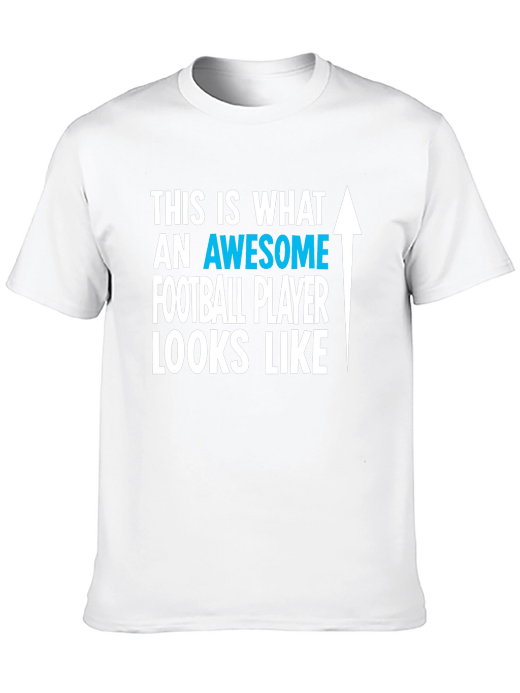 Awesome Football Player Graphic T-Shirt
