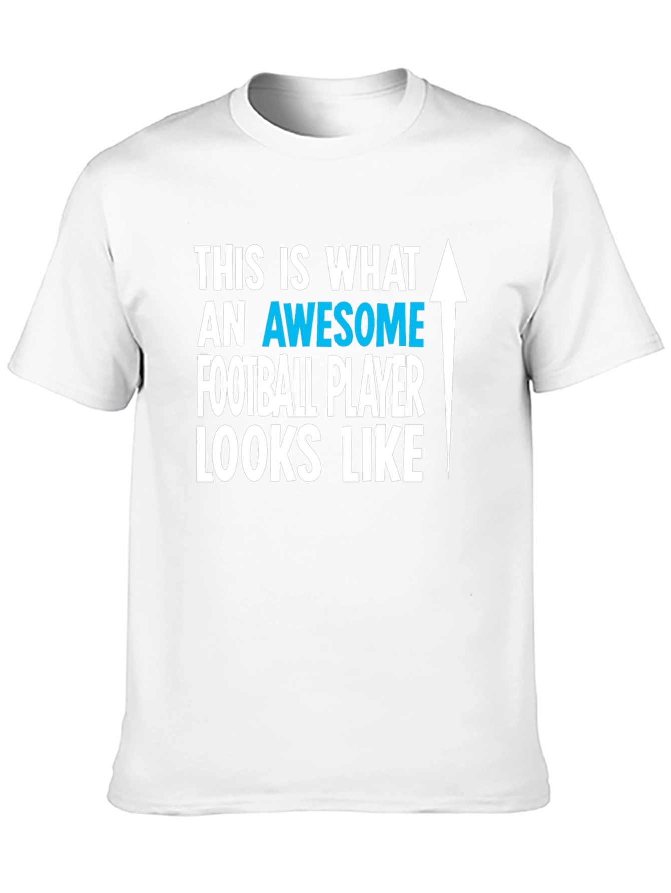 Awesome Football Player Graphic T-Shirt