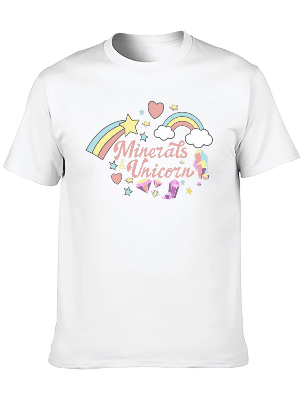 Minerals & Unicorns Black Graphic T-Shirt