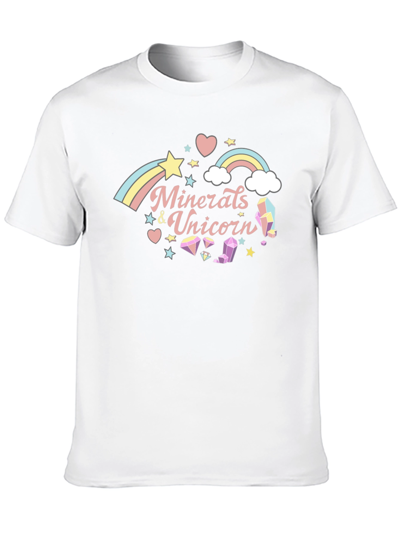 Minerals & Unicorns Black Graphic T-Shirt