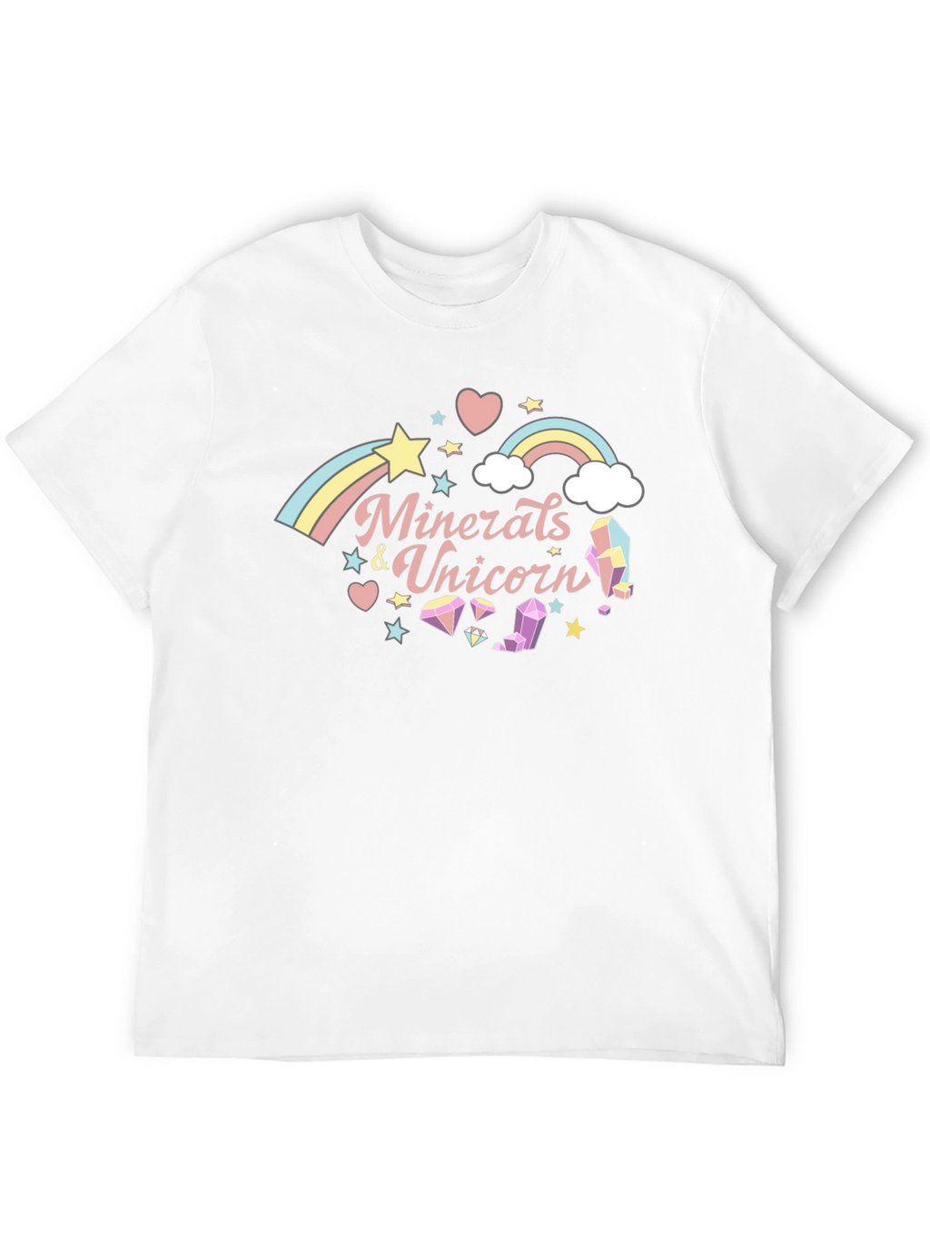 Minerals & Unicorns Black Graphic T-Shirt