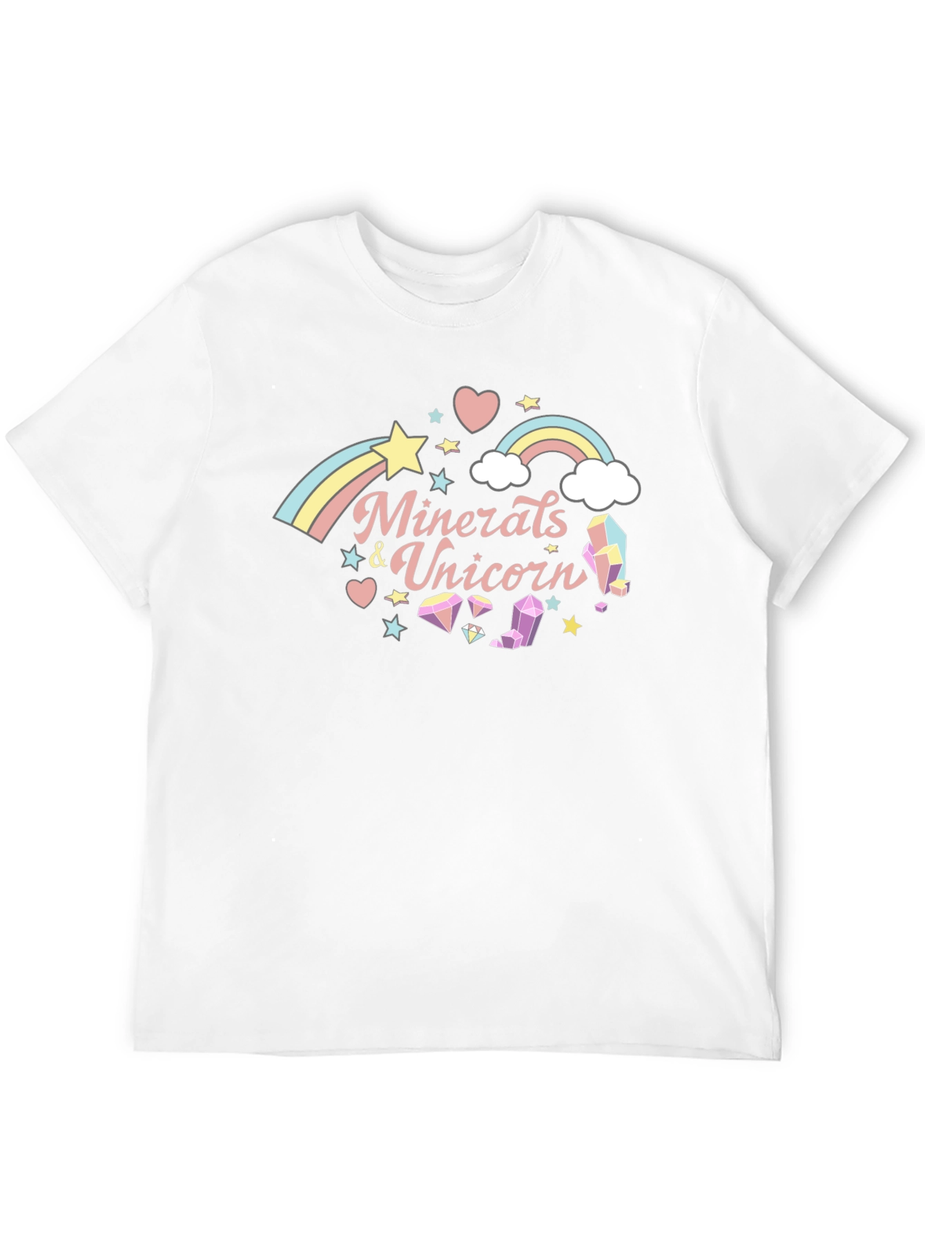 Minerals & Unicorns Black Graphic T-Shirt