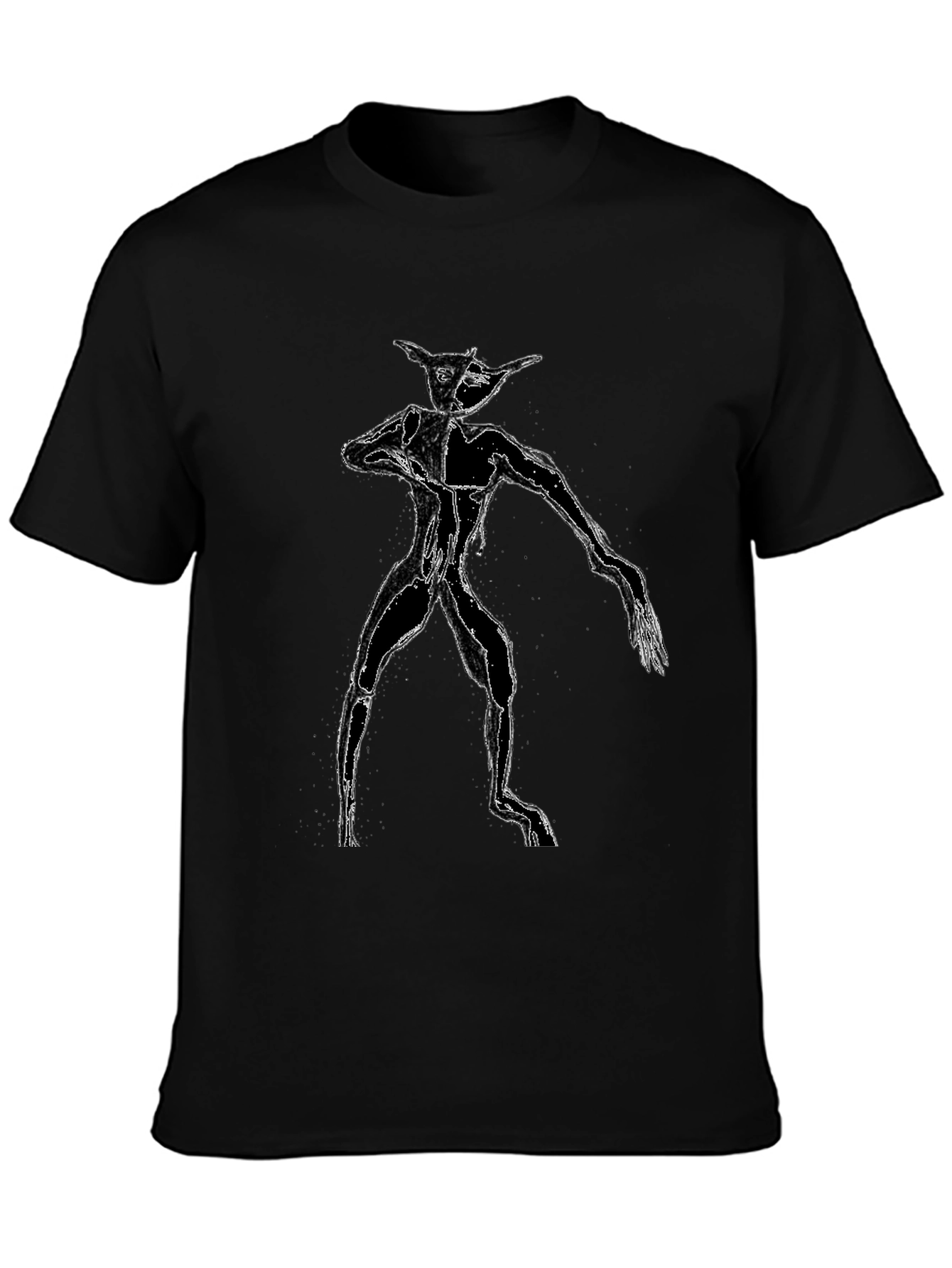 Monster Graphic Black T-Shirt