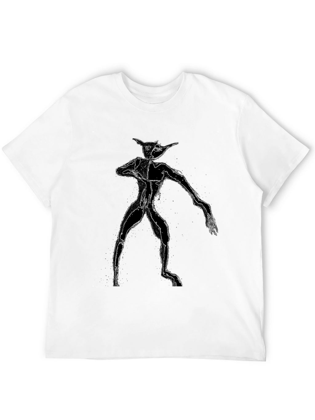 Monster Graphic Black T-Shirt