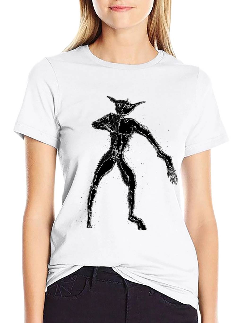 Monster Graphic Black T-Shirt