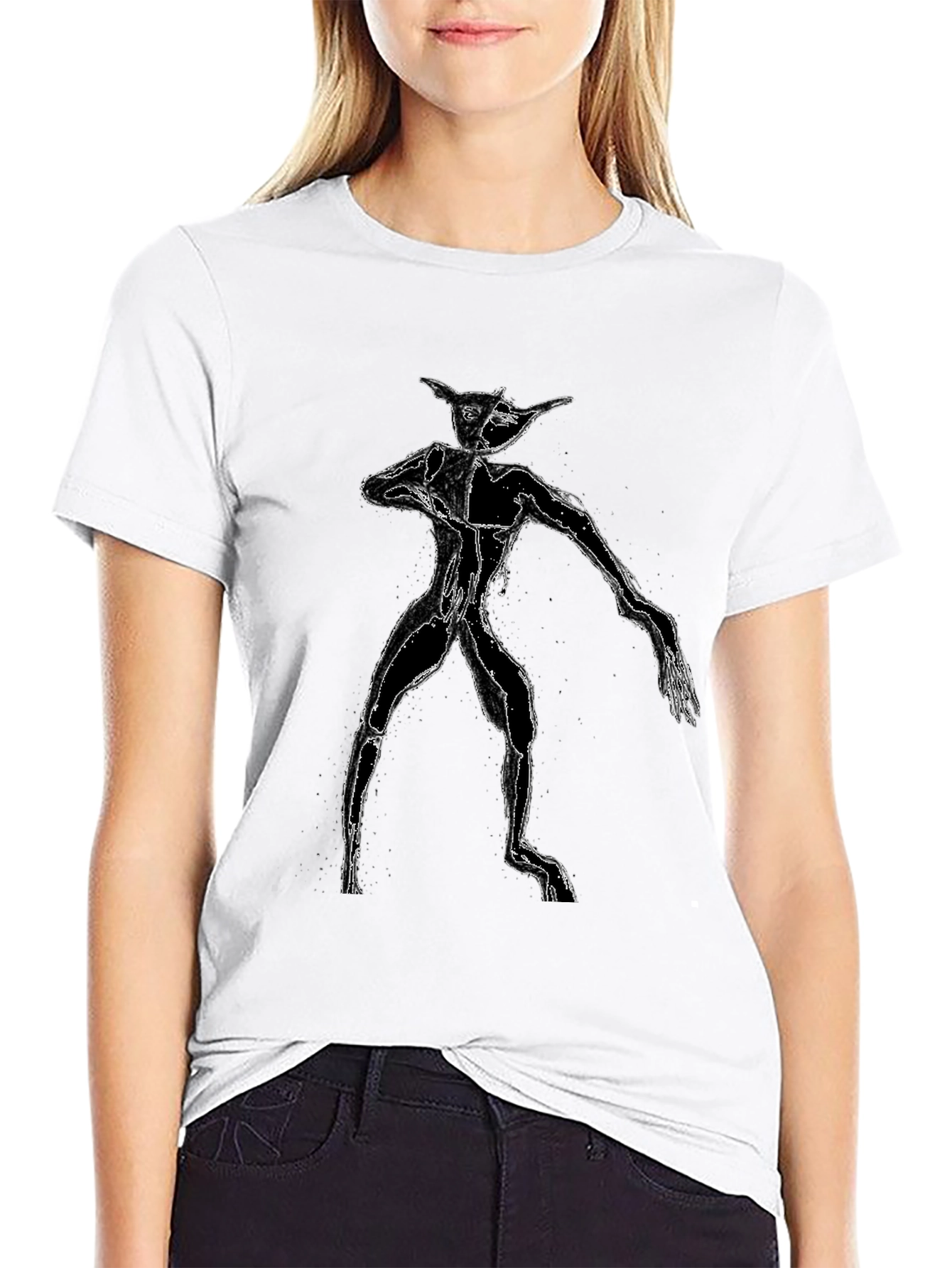 Monster Graphic Black T-Shirt