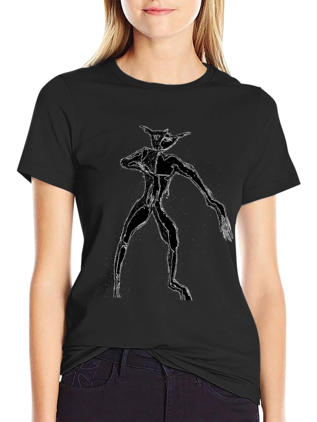 Monster Graphic Black T-Shirt