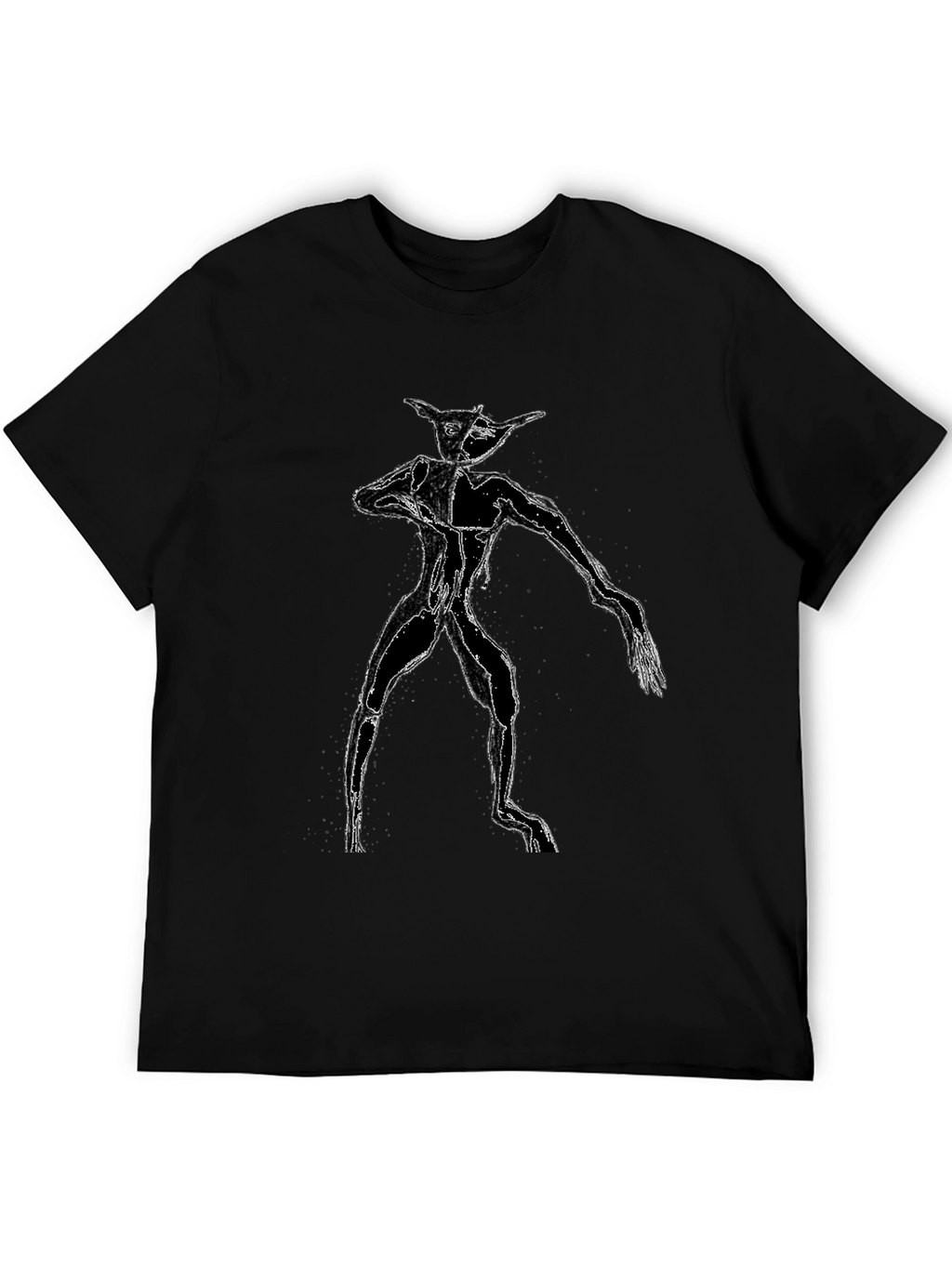 Monster Graphic Black T-Shirt