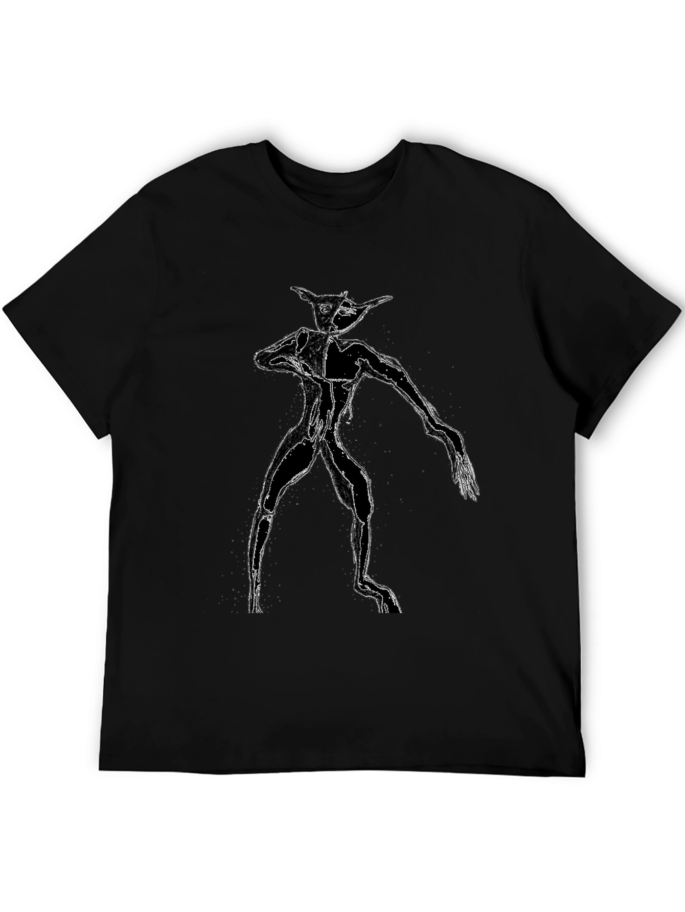 Monster Graphic Black T-Shirt
