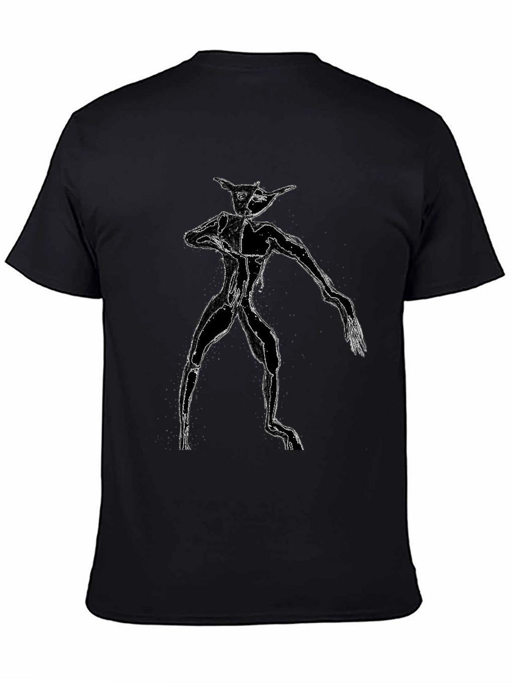 Monster Graphic Black T-Shirt
