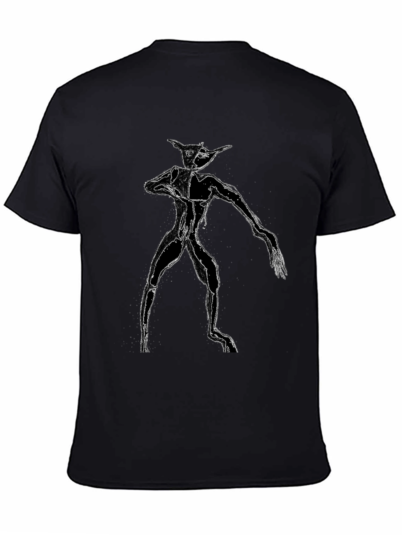 Monster Graphic Black T-Shirt