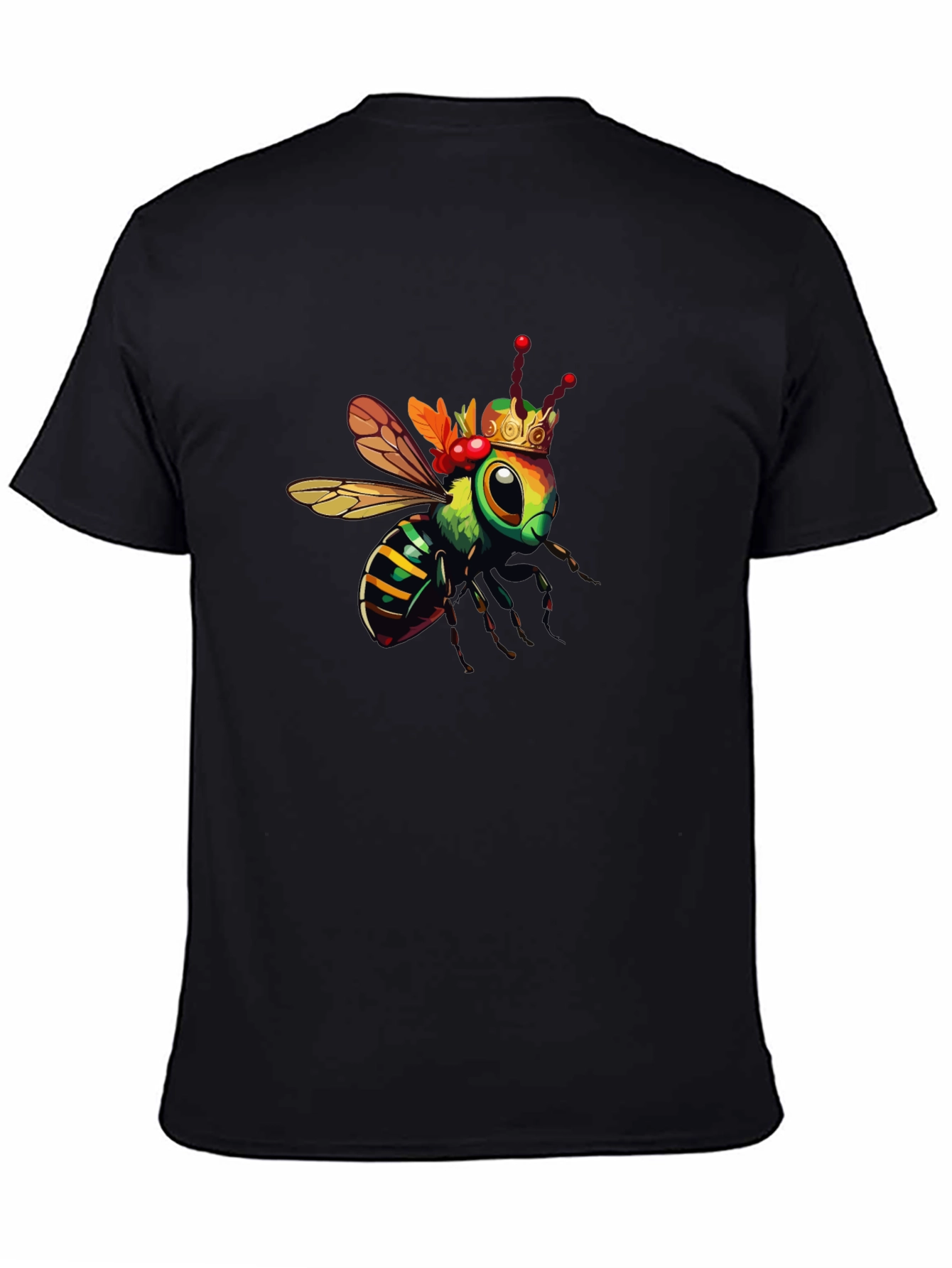 King Bee Graphic Tee - Trendy Black T-Shirt