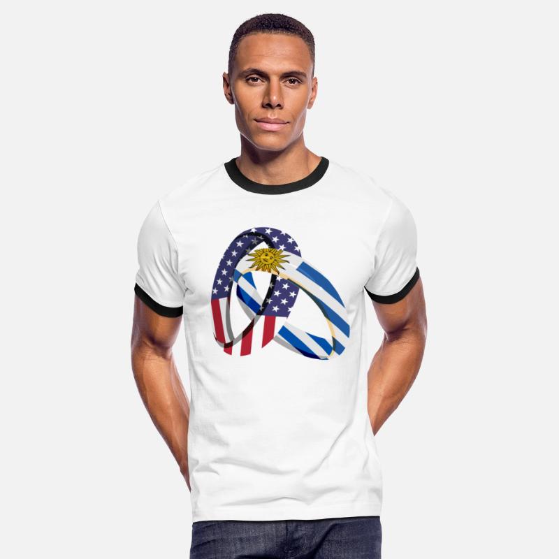 Uruguay American Ring Heritage Flags