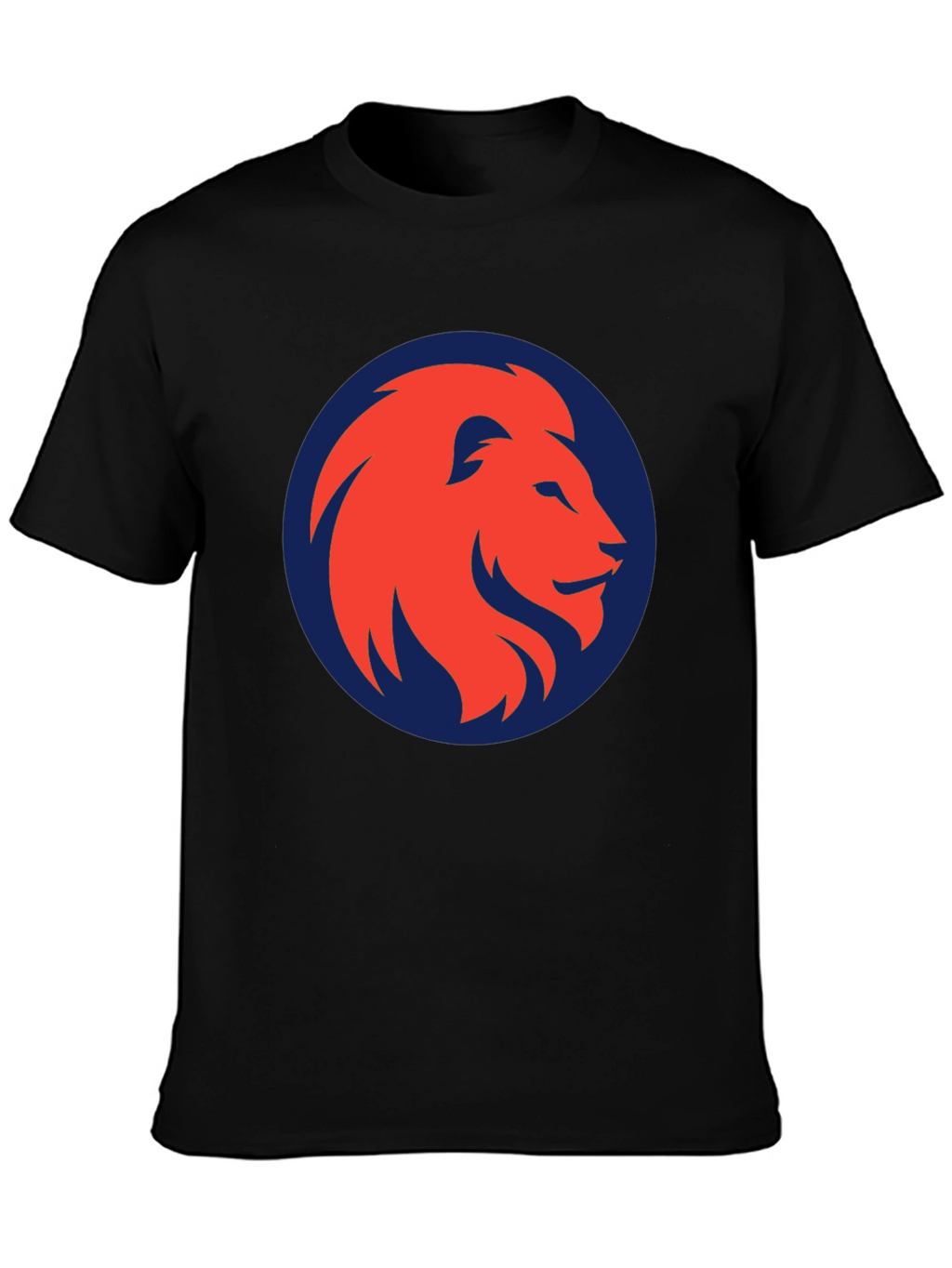 Lion Emblem Graphic Tee - Bold Style