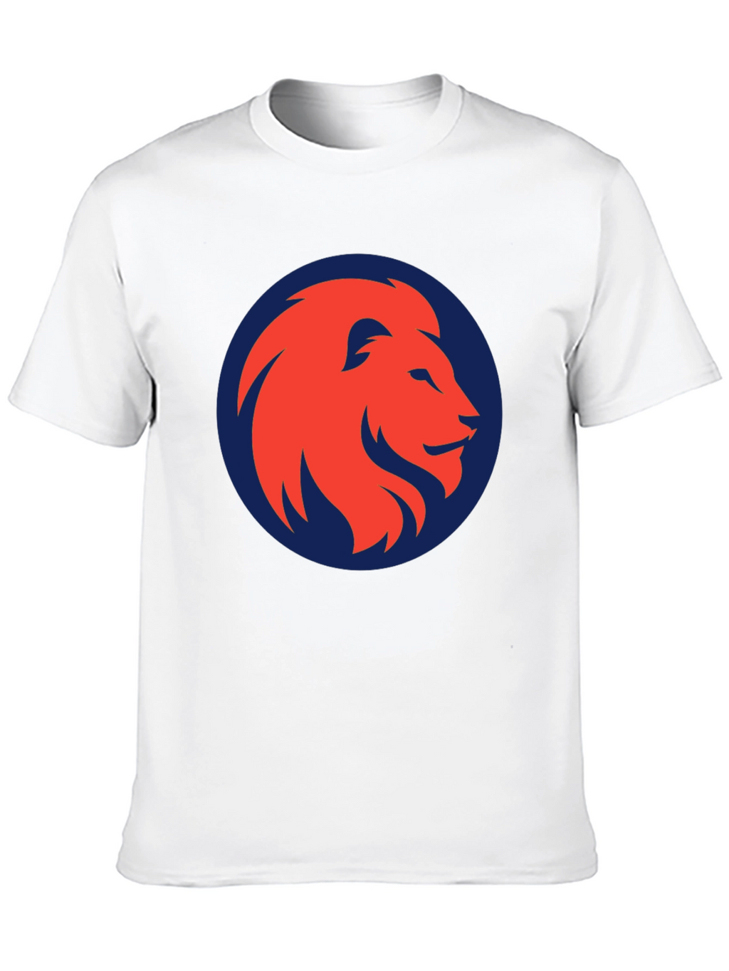 Lion Emblem Graphic Tee - Bold Style