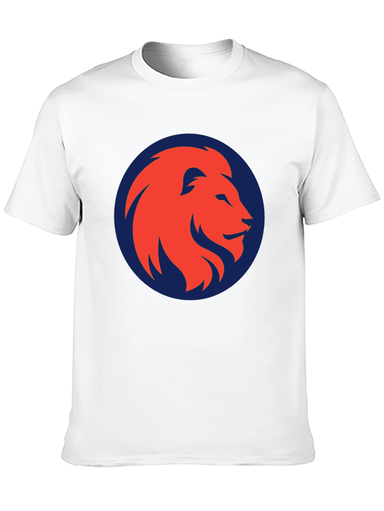 Lion Emblem Graphic Tee - Bold Style