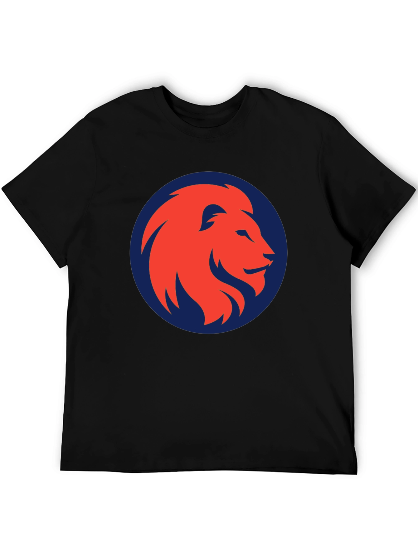 Lion Emblem Graphic Tee - Bold Style