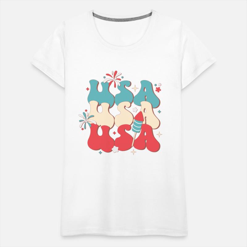 USA And Fireworks, Independence Day