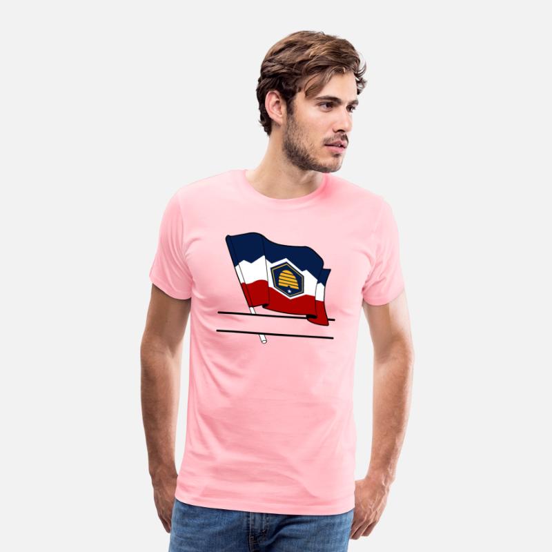 Utah flag text banner