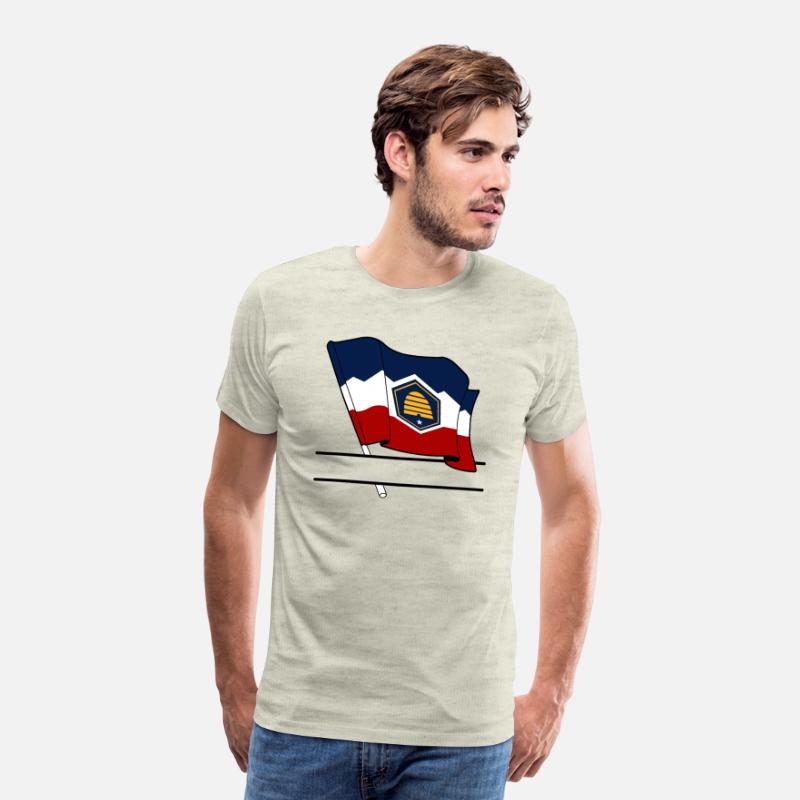 Utah flag text banner