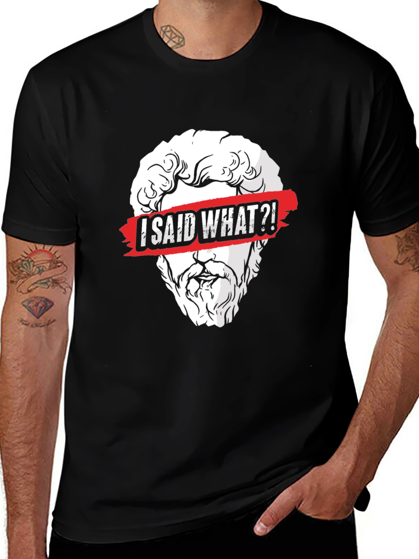 I Said What?! Graphic Tee - Classic Humor