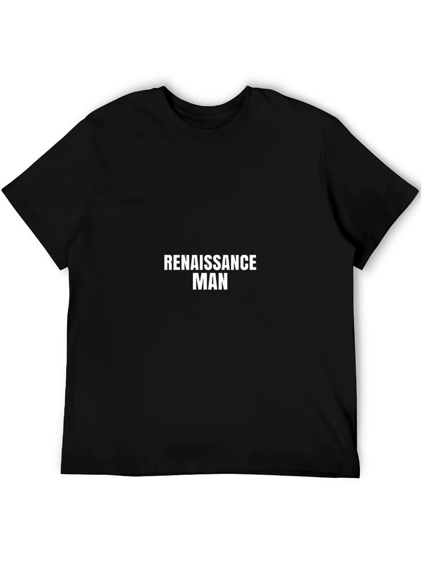 Renaissance Man Black T-Shirt