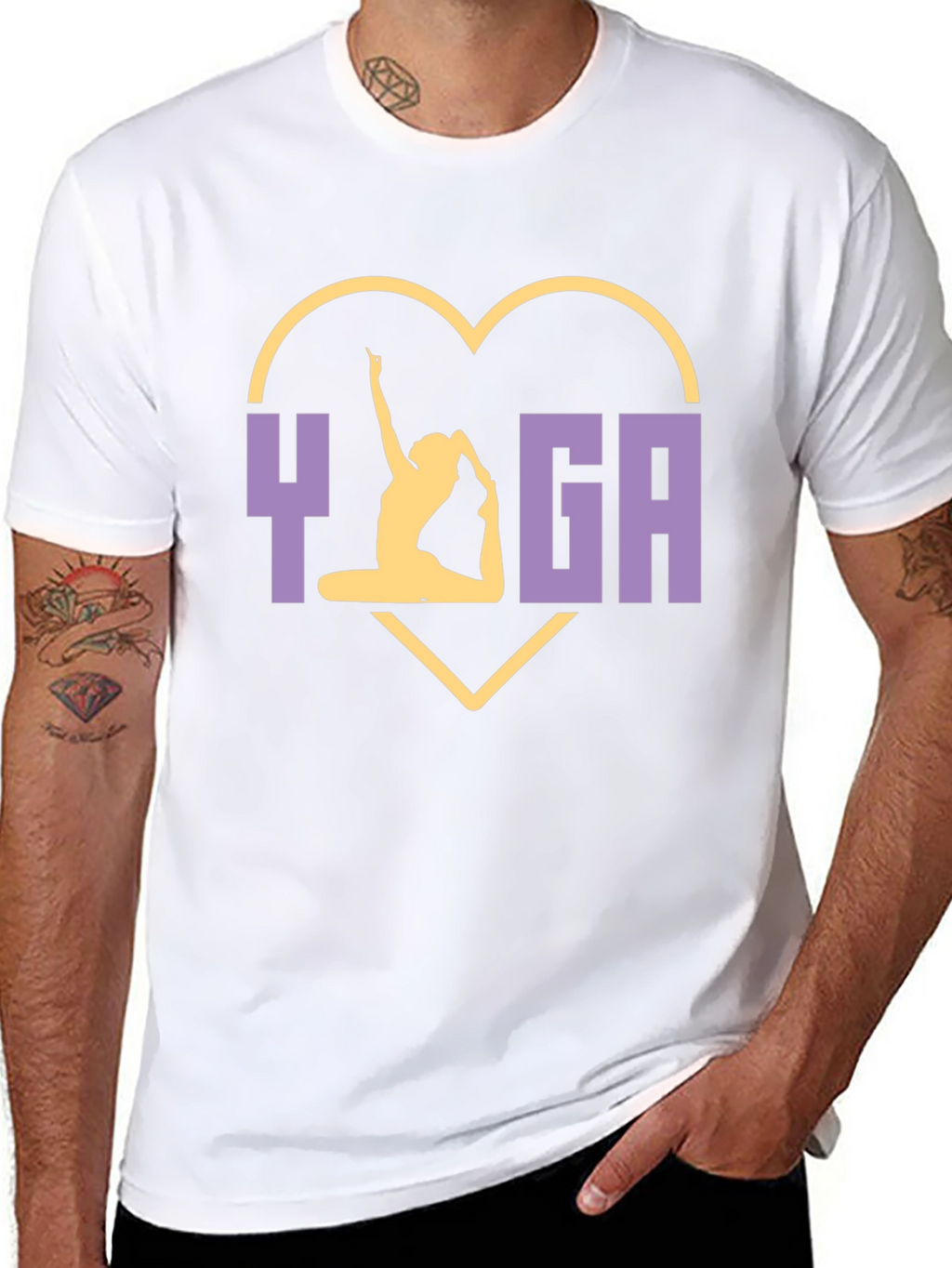 Yoga Heart T-Shirt - Flexible Lifestyle Tee