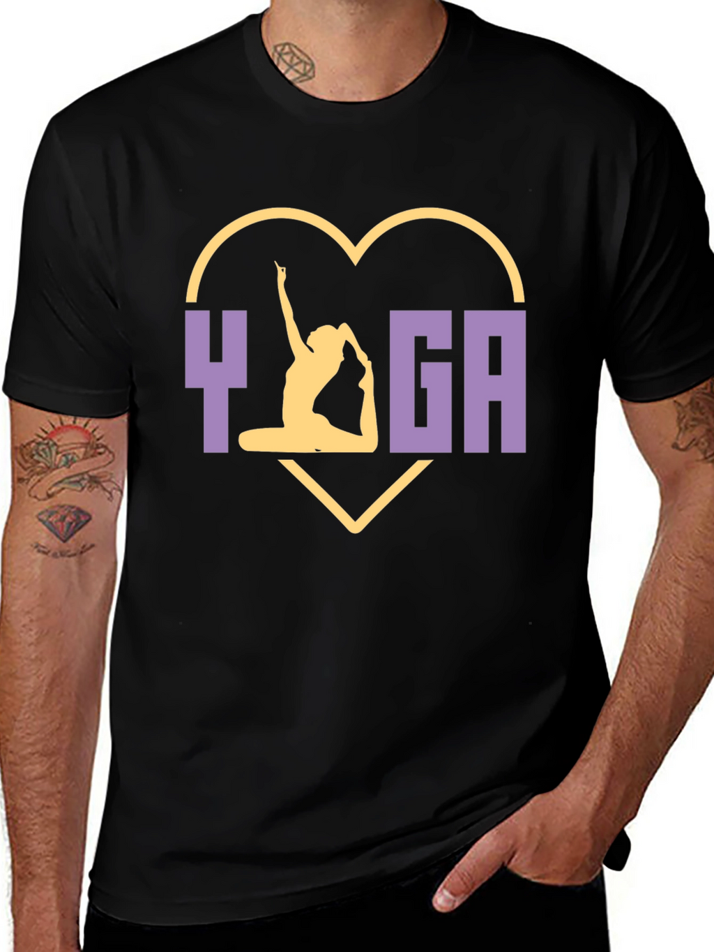 Yoga Heart T-Shirt - Flexible Lifestyle Tee