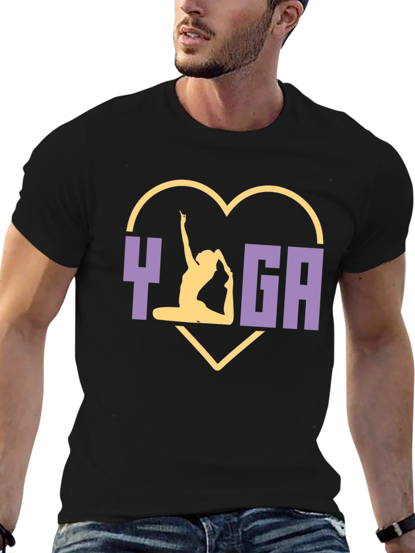 Yoga Heart T-Shirt - Flexible Lifestyle Tee