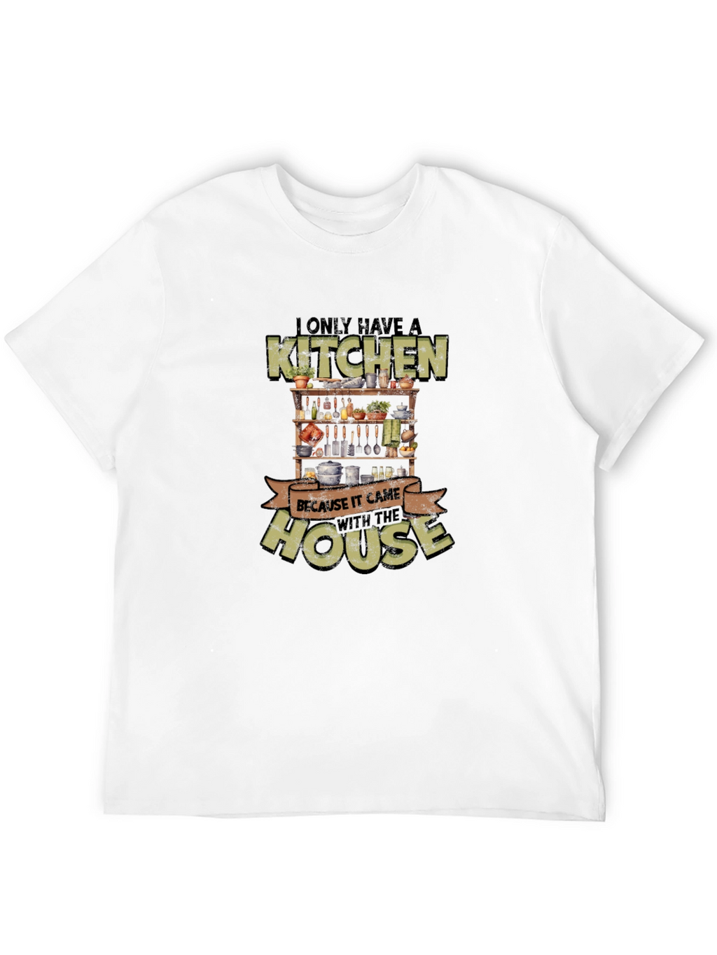 Funny Kitchen With the House Graphic T-Shirt