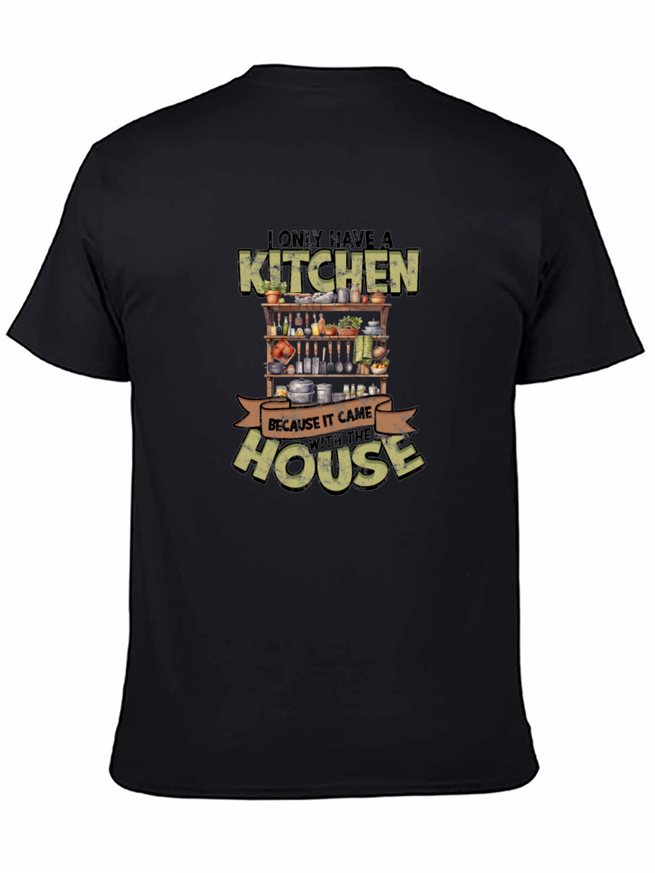 Funny Kitchen With the House Graphic T-Shirt