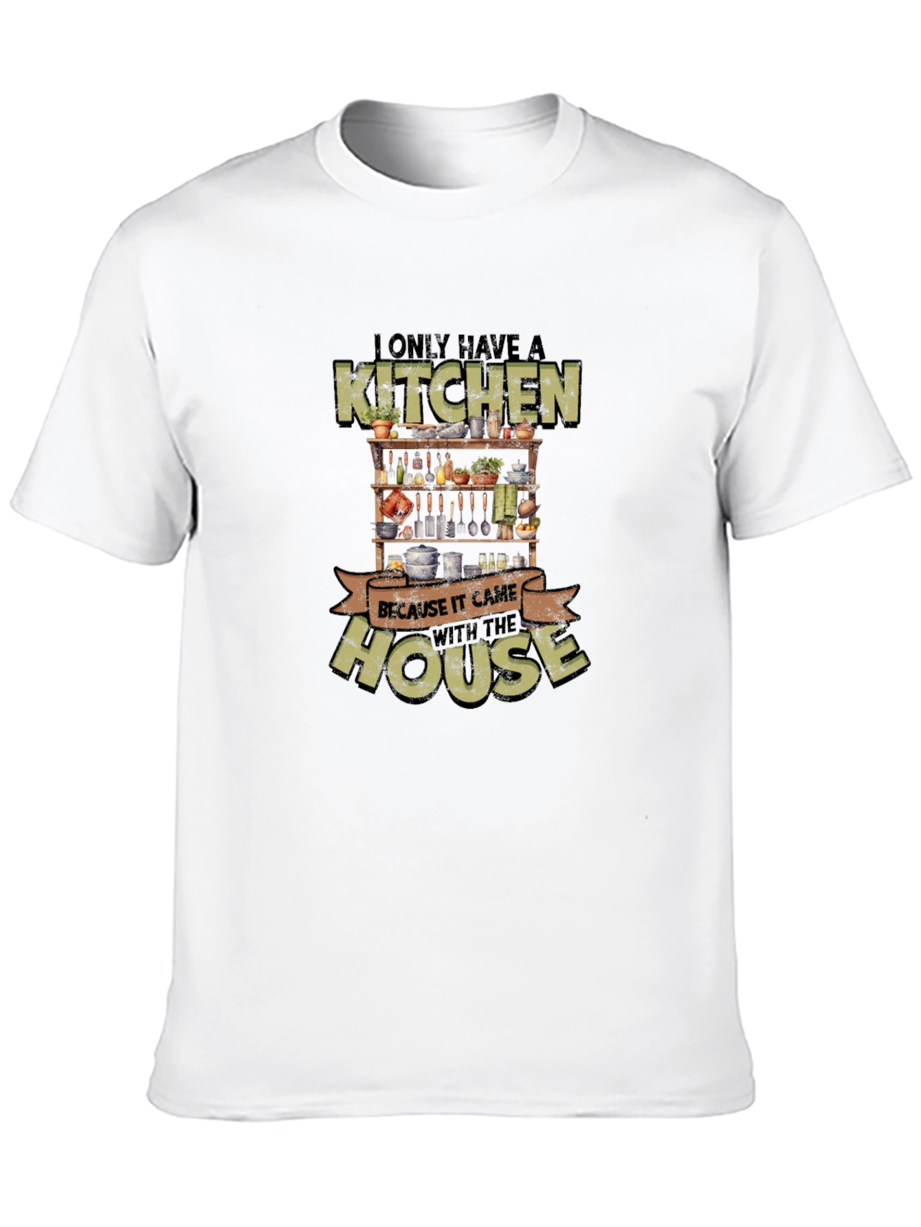 Funny Kitchen With the House Graphic T-Shirt