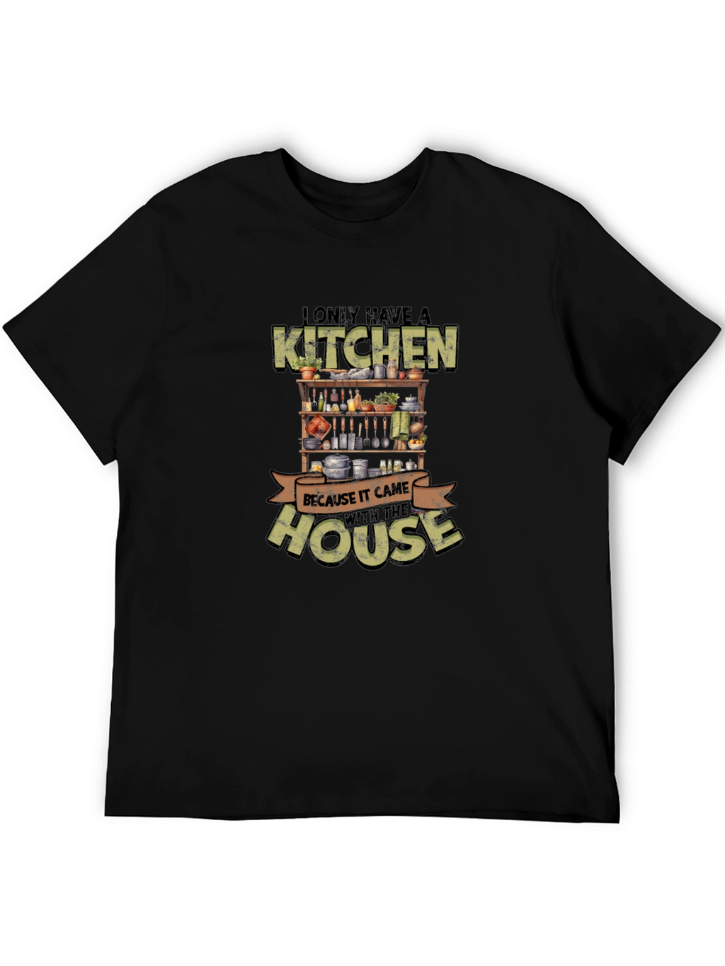 Funny Kitchen With the House Graphic T-Shirt
