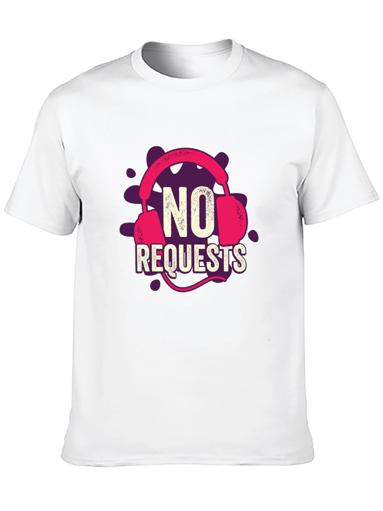 No Requests Headphone Graphic T-Shirt