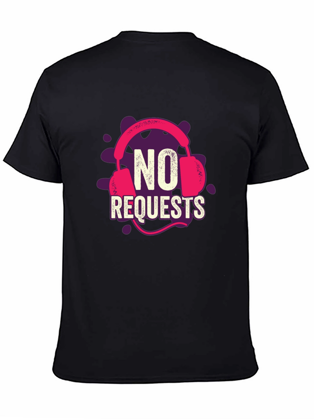 No Requests Headphone Graphic T-Shirt