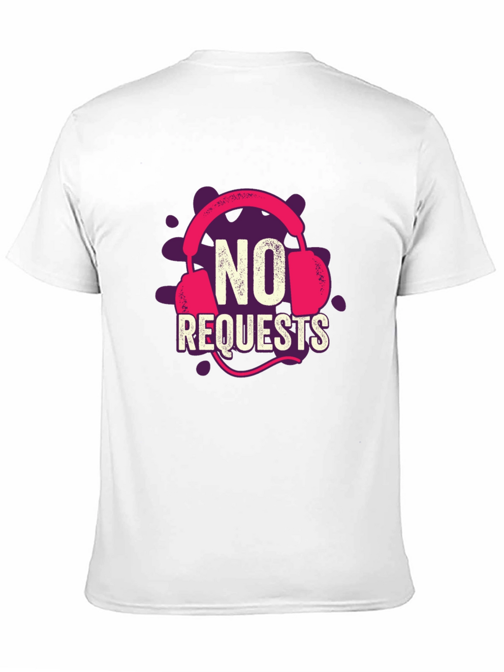 No Requests Headphone Graphic T-Shirt