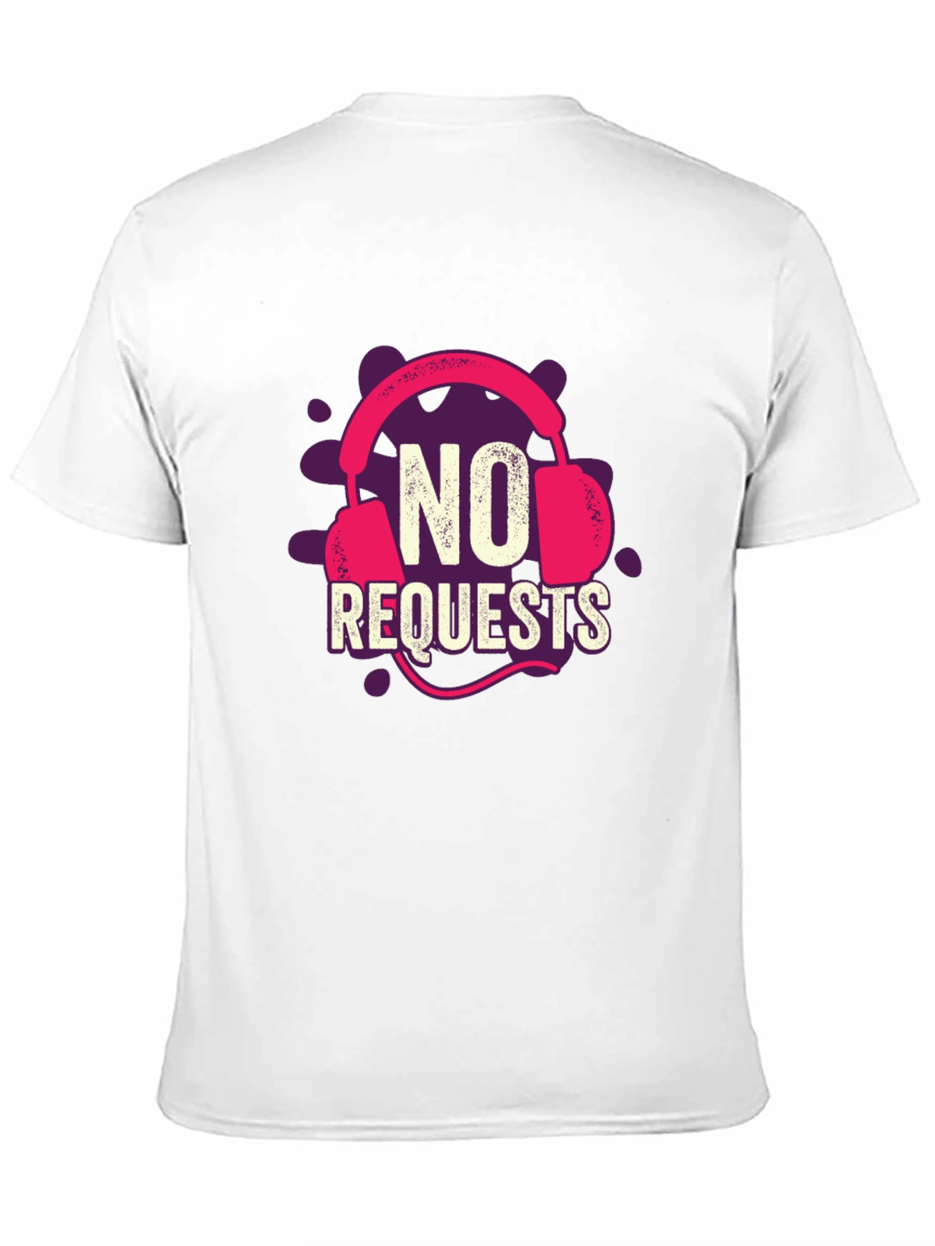 No Requests Headphone Graphic T-Shirt