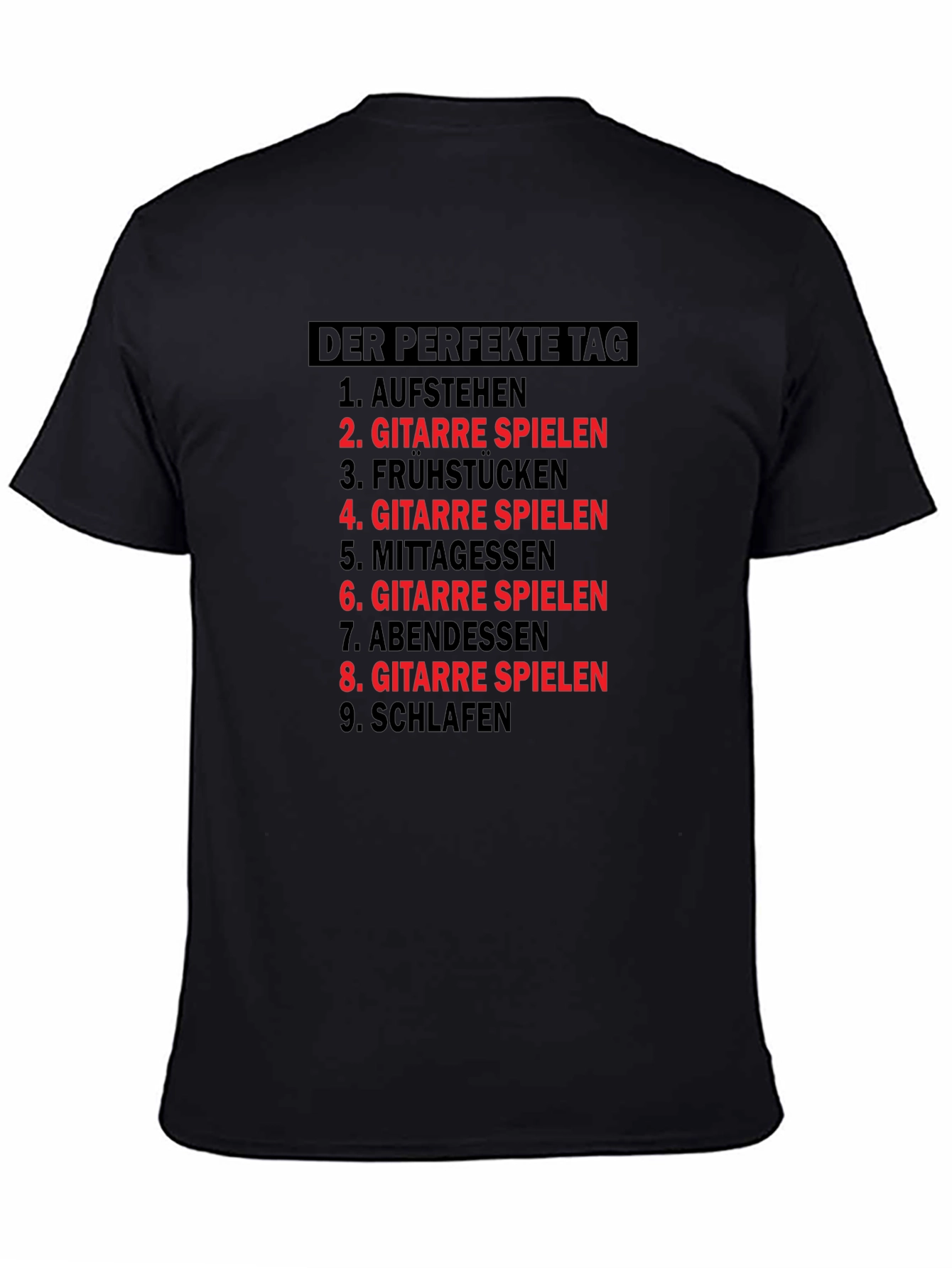 Perfect Day Guitar T-Shirt - Musician Gift