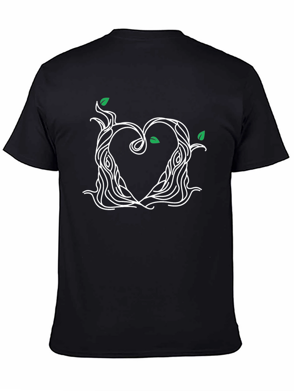 Heart Tree Black T-Shirt