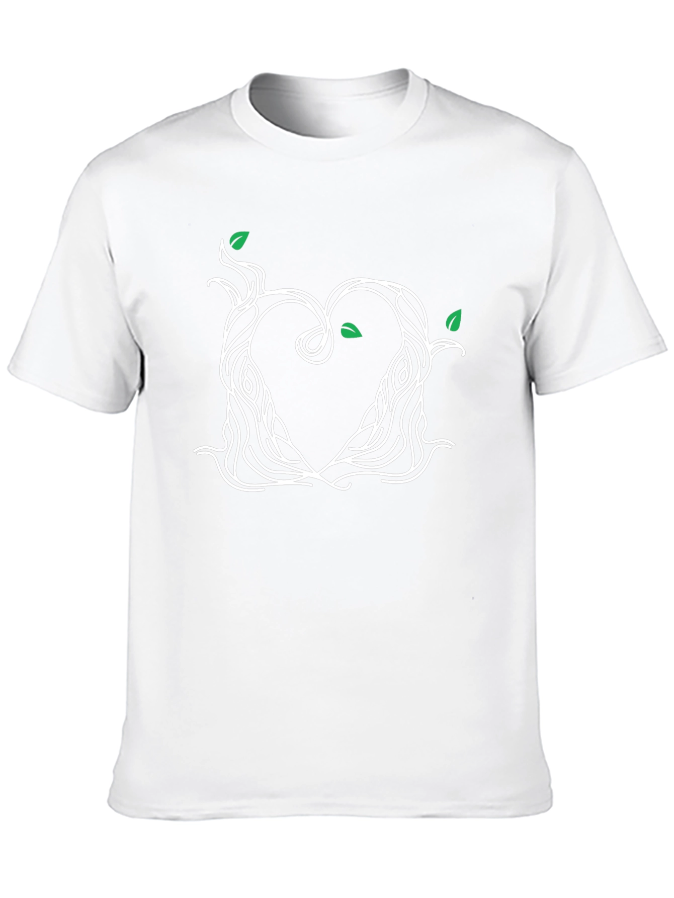 Heart Tree Black T-Shirt