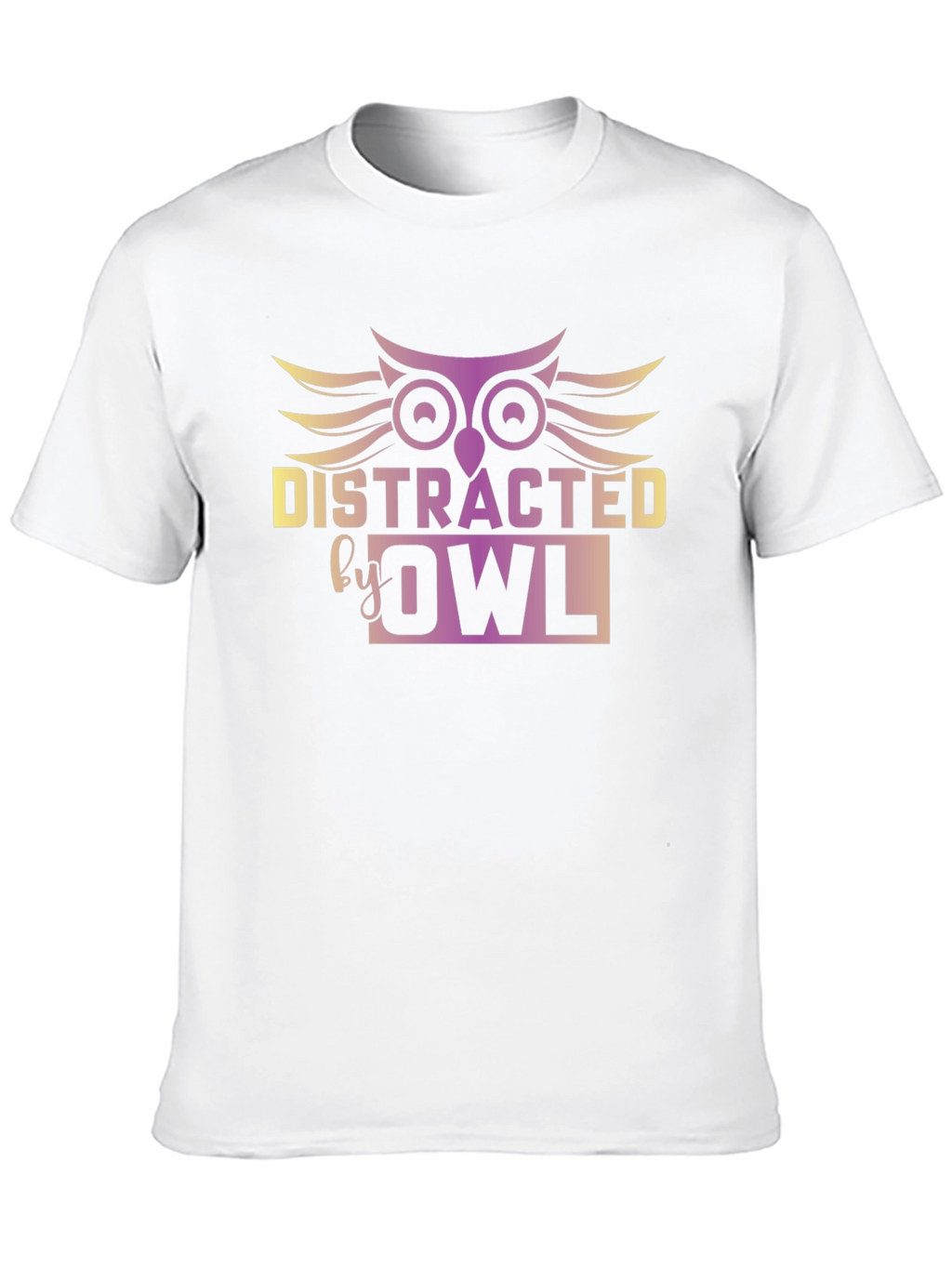 Distracted by Owl Graphic Tee - Unisex