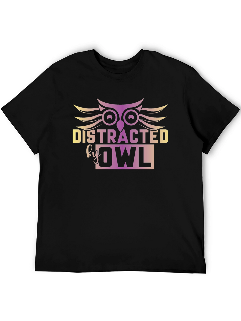 Distracted by Owl Graphic Tee - Unisex