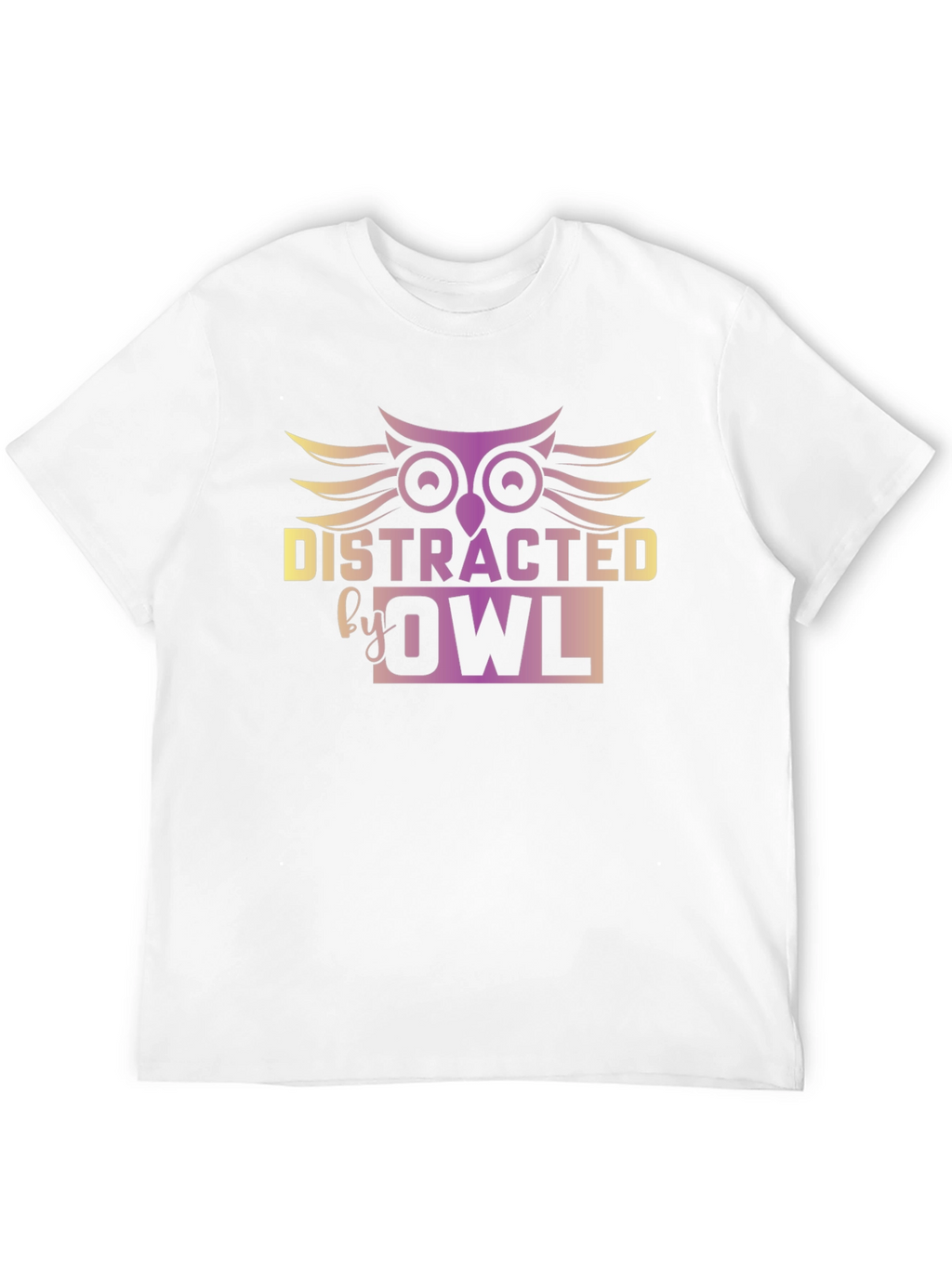 Distracted by Owl Graphic Tee - Unisex