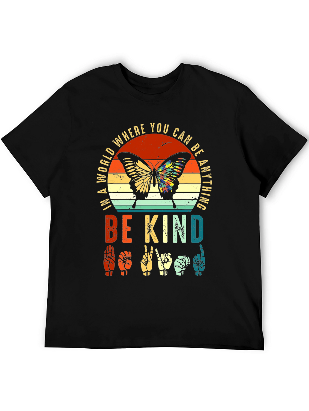 Be Kind Butterfly Graphic Tee